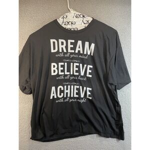 design by humans  black t-shirt‎ Women's Size 5xL